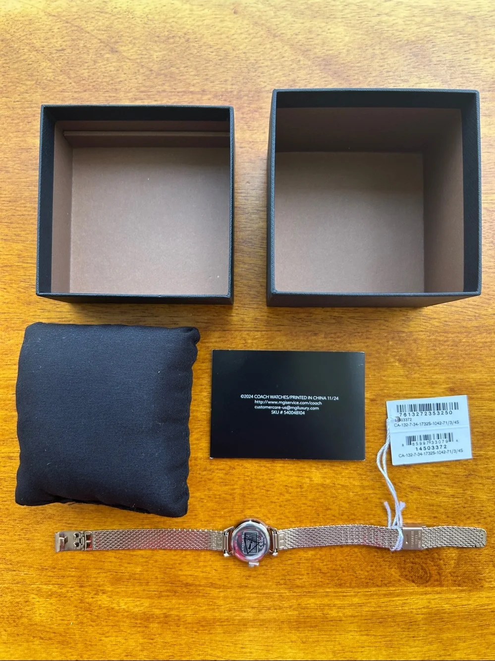 NWT Coach women’s watch with Japanese movement
